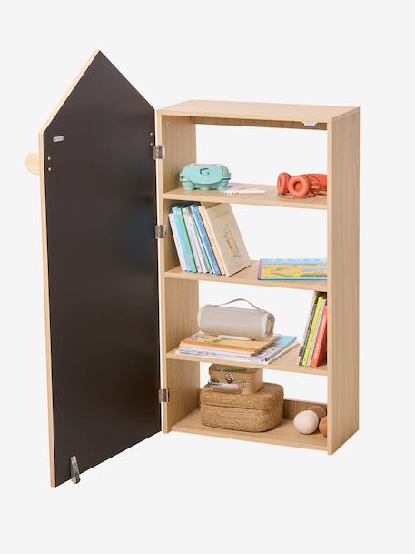 Bibliothèque rangement ardoise maison ARTISTE bois 5 - vertbaudet enfant 