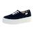 Baskets basses  à lacets  velours Marine 2 - vertbaudet enfant 