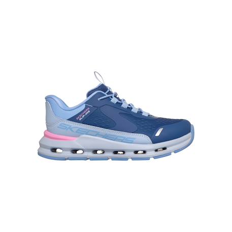 Baskets basses  à lacets Marine   periwinkle+Rose clair 1 - vertbaudet enfant 
