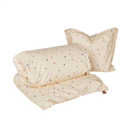 Housse de couette en coton Bleu 1 - vertbaudet enfant 