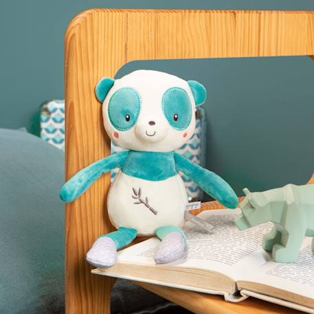 Peluche - pantin bamboo - panda - 24 cm Bleu 3 - vertbaudet enfant 