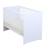 Chambre bébé duo: lit 120x60 et commode à langer 2 portes - first Blanc 2 - vertbaudet enfant 