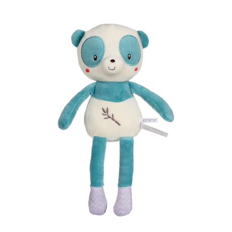Peluche - pantin bamboo - panda - 24 cm Bleu 1 - vertbaudet enfant 