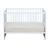 Lit bébé 120x60 avec têtes de lit panneaux - first Blanc 2 - vertbaudet enfant 