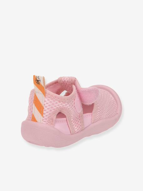 Sandales de plage avec scratch rose 1 - vertbaudet enfant 