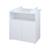 Chambre bébé duo: lit 120x60 et commode à langer 2 portes - first Blanc 3 - vertbaudet enfant 