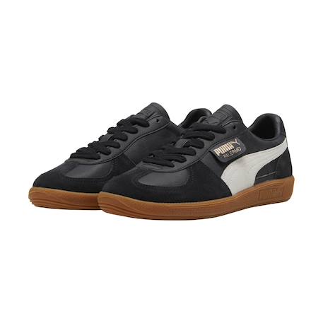 Baskets basses  à lacets Blanc   gris+Noir   gris 9 - vertbaudet enfant 