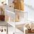 Chambre bébé complète basic, lit 120x60 tout barreaux, commode à langer 3 tiroirs et armoire 2 portes - boutons cœur - basic Blanc+Blanc/gris+Blanc/rose 14 - vertbaudet enfant 