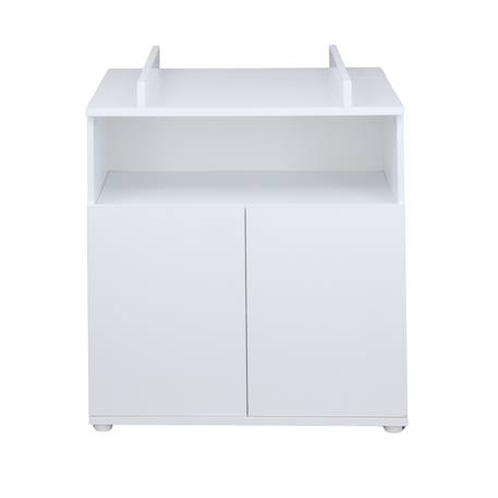Commode à langer bébé 2 portes - first Blanc 2 - vertbaudet enfant 
