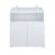 Commode à langer bébé 2 portes - first Blanc 2 - vertbaudet enfant 