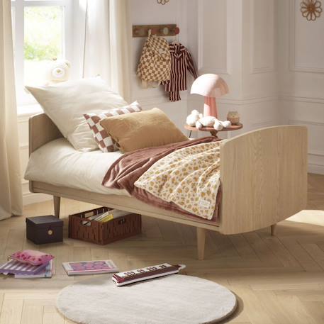 Chambre bébé évolutive, lit 140x70 évolutif et commode à langer - my love Marron 3 - vertbaudet enfant 