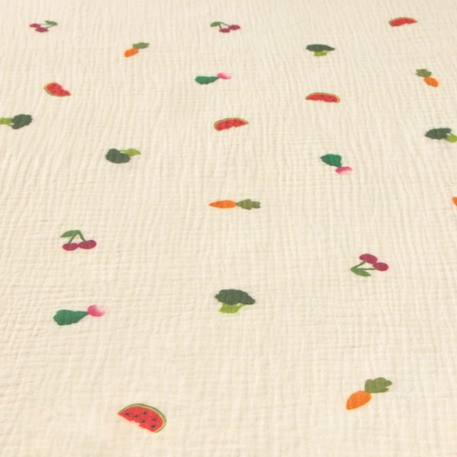 Lange en mousseline fruits et légumes Multi-coloured 4 - vertbaudet enfant 