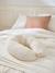 Coussin d'allaitement Imprimé hirondelles+Vichy caramel 1 - vertbaudet enfant 