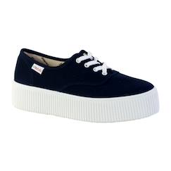 Chaussures-Chaussures fille 23-38-Baskets basses  à lacets  velours