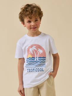 Garçon-T-shirt, polo, sous-pull-T-shirt "tropicool" garçon - coton biologique