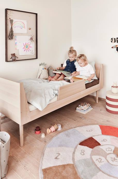 Peluche en coton Beige+Gris 8 - vertbaudet enfant 