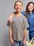 T-shirt manches courtes garçon rayé bleu 3 - vertbaudet enfant 