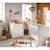 Chambre complète bébé avec lit à barreaux et commode à langer - basic Blanc+Blanc/gris+Blanc/rose 7 - vertbaudet enfant 
