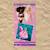 Serviette de plage barbie détente piscine et plage polyester Rose 2 - vertbaudet enfant 