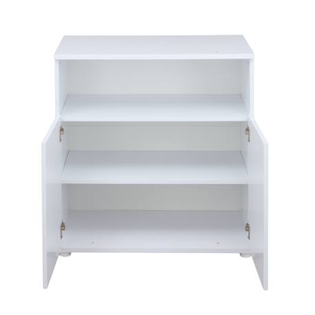 Commode à langer bébé 2 portes - first Blanc 3 - vertbaudet enfant 