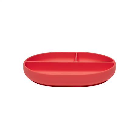Assiette en silicone Beige+Bleu+Rose 6 - vertbaudet enfant 