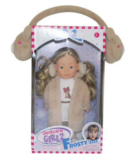 Poupée frostyzz nounours avec cache-oreilles pour enfant - 30cm Marron 2 - vertbaudet enfant 