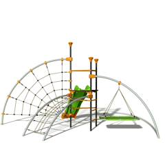 Jouet-Jeux de plein air-Aire de jeux avec toboggan evo zeny pour enfants