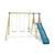 Portique balançoire 2,30 m topwood zaki - 6 enfants Bois 2 - vertbaudet enfant 