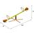 Bascule-trébuchet métal rotative coucou pour enfants Jaune 3 - vertbaudet enfant 