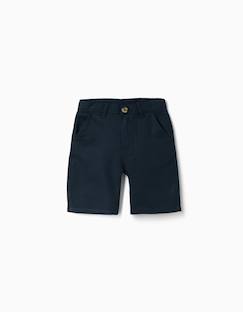 Short chino long en lin et coton  - vertbaudet enfant