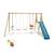Portique balançoire2,30 m topwood xolti 2 - 8 enfants Bois 2 - vertbaudet enfant 