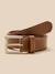 Ceinture en cuir garçon Camel+Chocolat+Marine 1 - vertbaudet enfant 