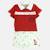 Polo avec son short à motifs assorti Bleu+Marine+Rouge 17 - vertbaudet enfant 