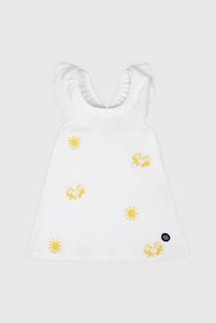 Bébé-Robe, jupe-Robe sans manche en coton bébé