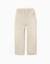 Pantalon à coupe droite en lin avec cordon de serrage Beige clair 2 - vertbaudet enfant 