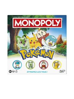 Jouet-Jeux de société-Jeux classiques et de réflexion-Jeu de société monopoly pokémon – version classique – 8 ans et plus