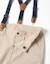 Pantalon en sergé avec bretelles amovibles Beige clair+Vert foncé 3 - vertbaudet enfant 