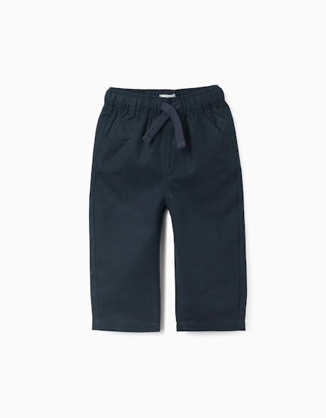 Bébé-Pantalon en lin avec cordon de serrage