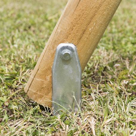 Kit d'ancrage pour portique balançoire secur'in - sans béton pour enfants Gris 1 - vertbaudet enfant 