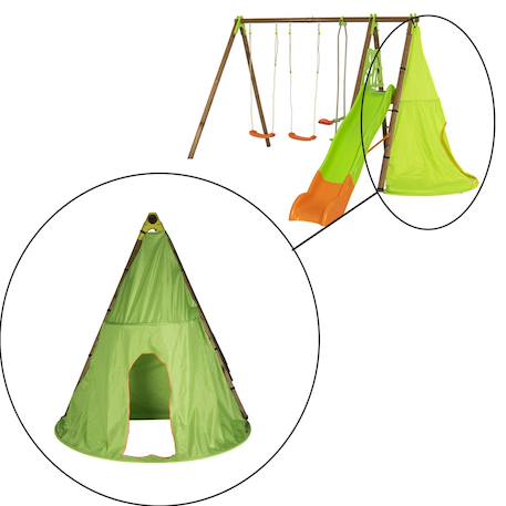 Tipi pour portique balançoire 2,3 m - 2,5 m pour enfants Vert 3 - vertbaudet enfant 