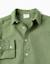 Chemise à manches longues en lin et coton Jaune clair+Vert 7 - vertbaudet enfant 