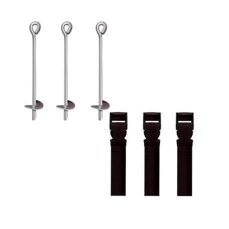 Kit d'ancrage pour trampoline 2,44 à 3,05 m Noir 2 - vertbaudet enfant 
