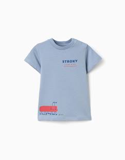 -T-shirt en coton avec imprimé stroky