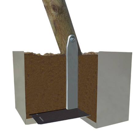 Kit d'ancrage pour portique balançoire secur'in - sans béton pour enfants Gris 4 - vertbaudet enfant 
