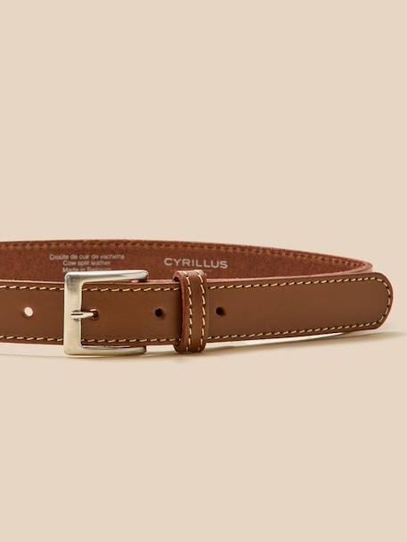 Ceinture en cuir garçon Camel+Chocolat+Marine 4 - vertbaudet enfant 