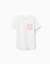 T-shirt en coton avec poche poitrine Blanc 1 - vertbaudet enfant 