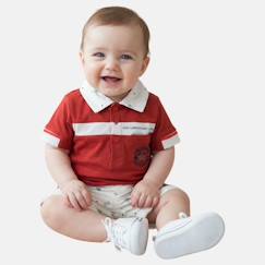 -Polo avec son short à motifs assorti