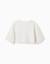 Gilet en maille avec des détails festonnés Beige clair+Blanc 6 - vertbaudet enfant 
