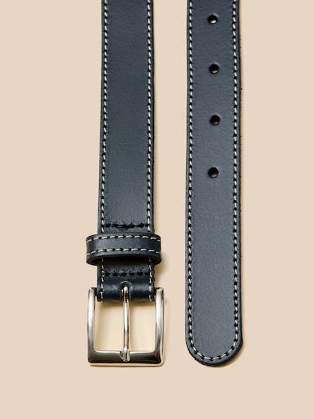 Ceinture en cuir garçon Camel+Chocolat+Marine 10 - vertbaudet enfant 