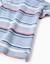 T-shirt rayé en coton Bleu clair 3 - vertbaudet enfant 